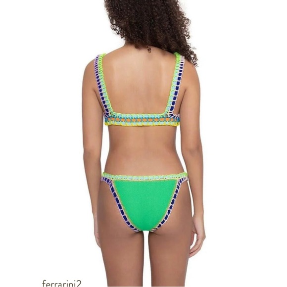 Ferrarini PQ Swim Kiwi Reef Crochet Bikini Set - Picture 2 of 10